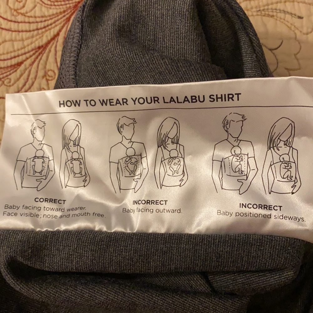 Traded* dylcas02 NWOT LALABU Gray Soothe Shirt - Picture 6 of 8